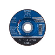 Pferd 4-1/2" x 1/8" Cut-Off Wheel, 7/8" A.H. - SG STEEL - Type 27 63104